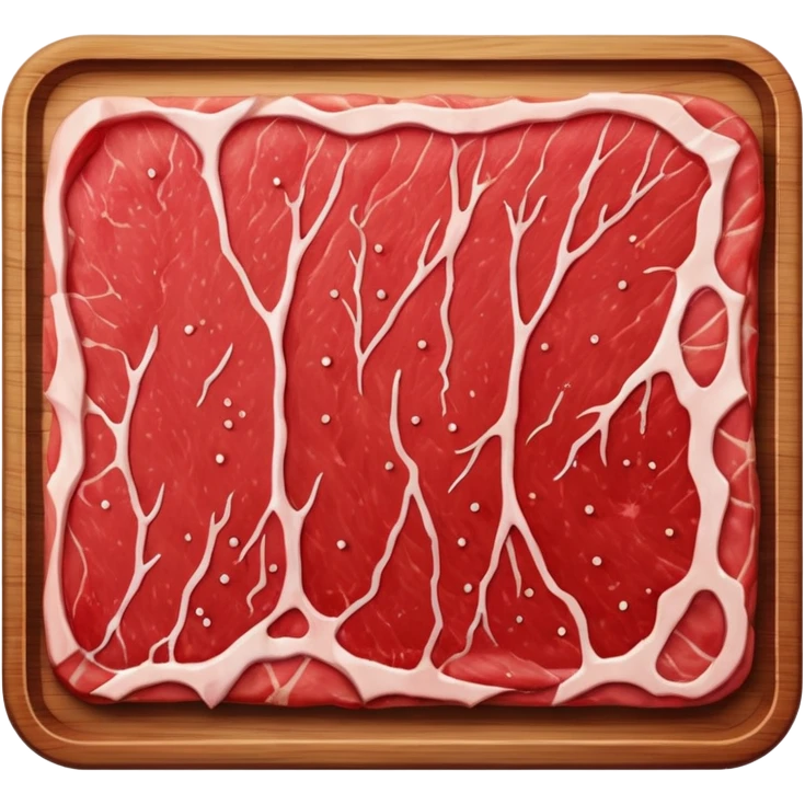 a slab of raw meat emoji