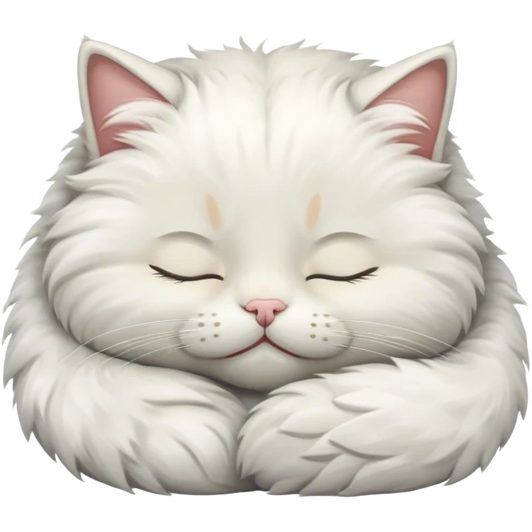 Sleeping cat emoji