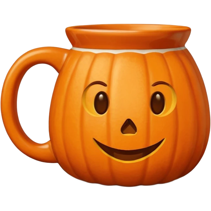 Pumpkin spice coffee Mug emoji