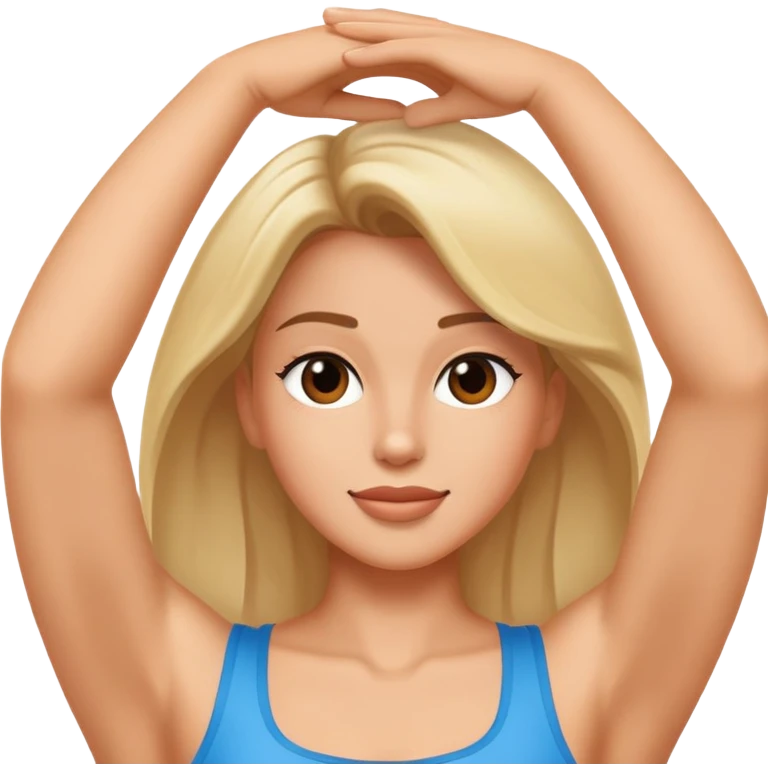 Celebrity showing an armpit emoji