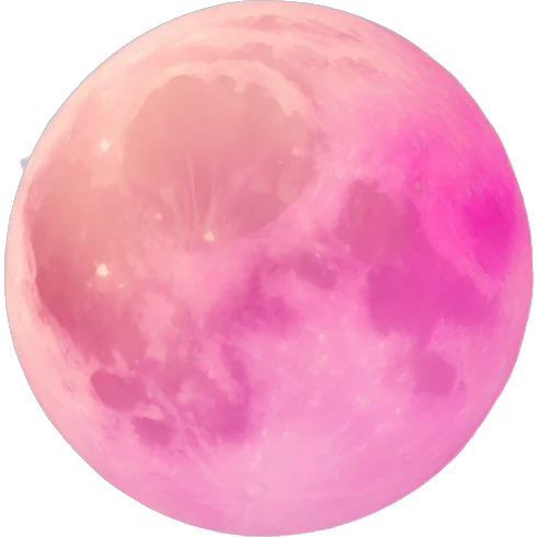 Pink moon  emoji