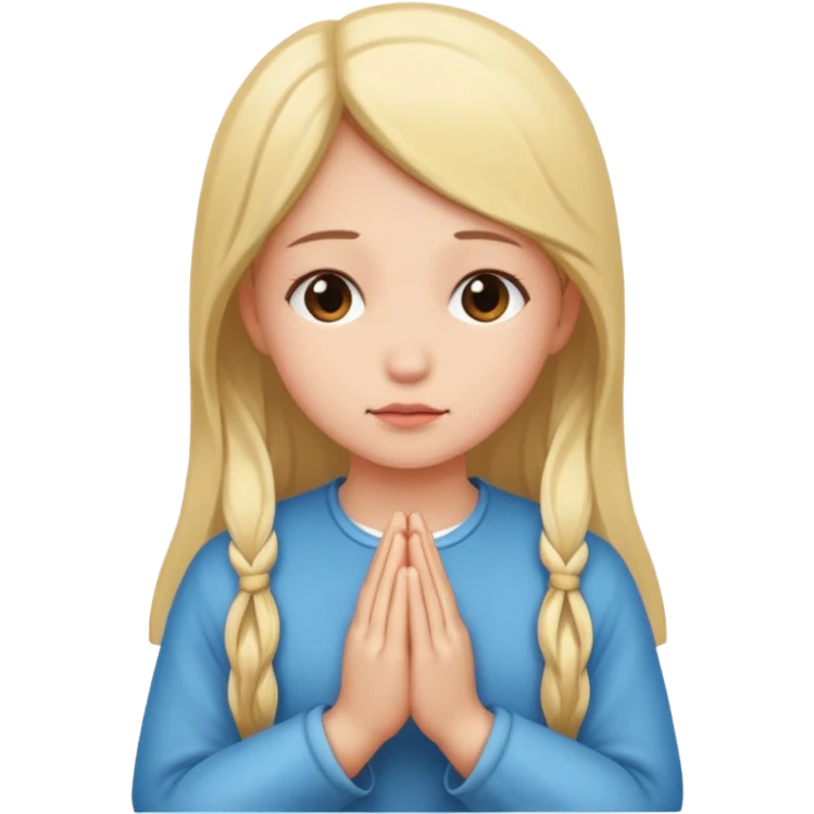 Pray girl emoji