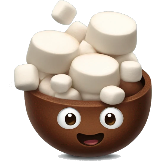 cacao with marshmallows  emoji