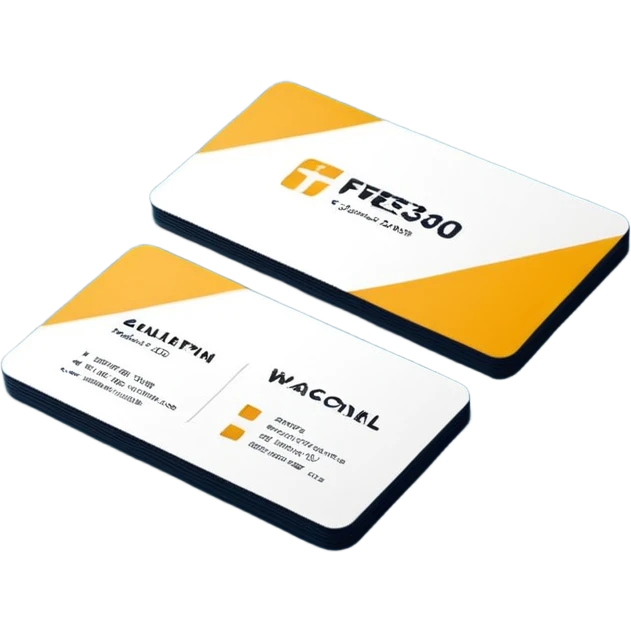 3D minimal corporate card with bold #FF3D00 accents or partial #FF3D00 surface, showing only the text ‘WAD’. No numbers, no names, no chip, no logos. Clean, modern, high-end style emoji