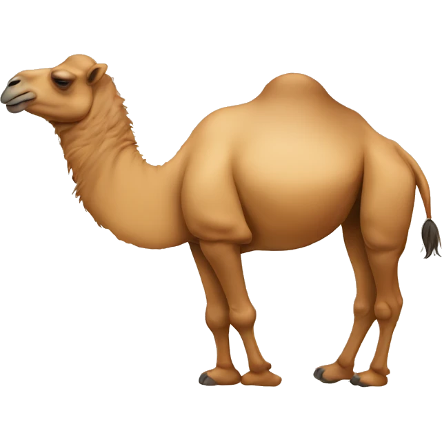 Sleeping camel emoji