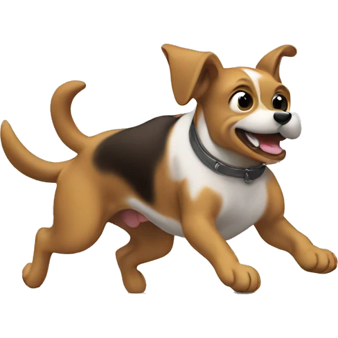 dog jumping anvil emoji