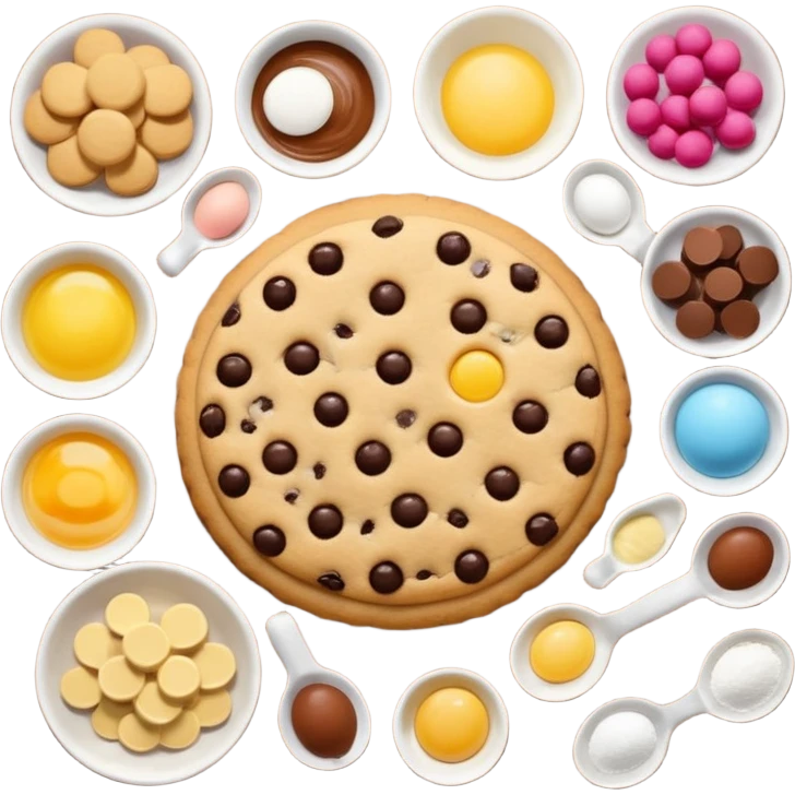 cookie baking ingredients emoji