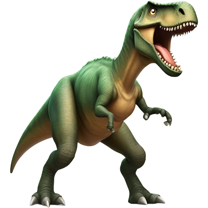Dinosaur riding a horse emoji