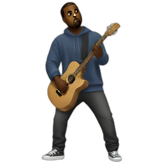 Kanye west performing emoji