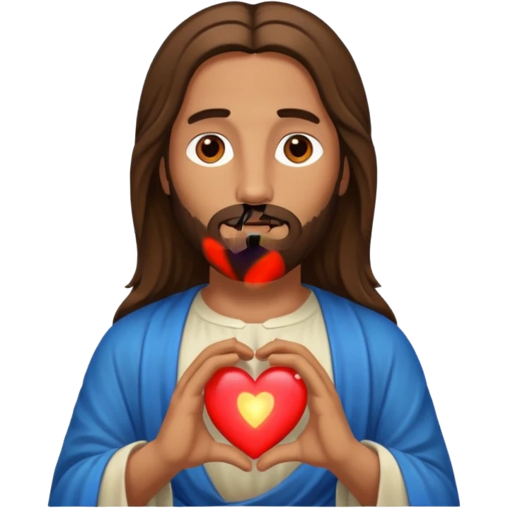 Jesus And heart emoji