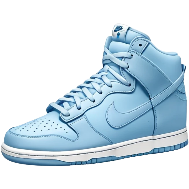 Light blue Nike dunks emoji