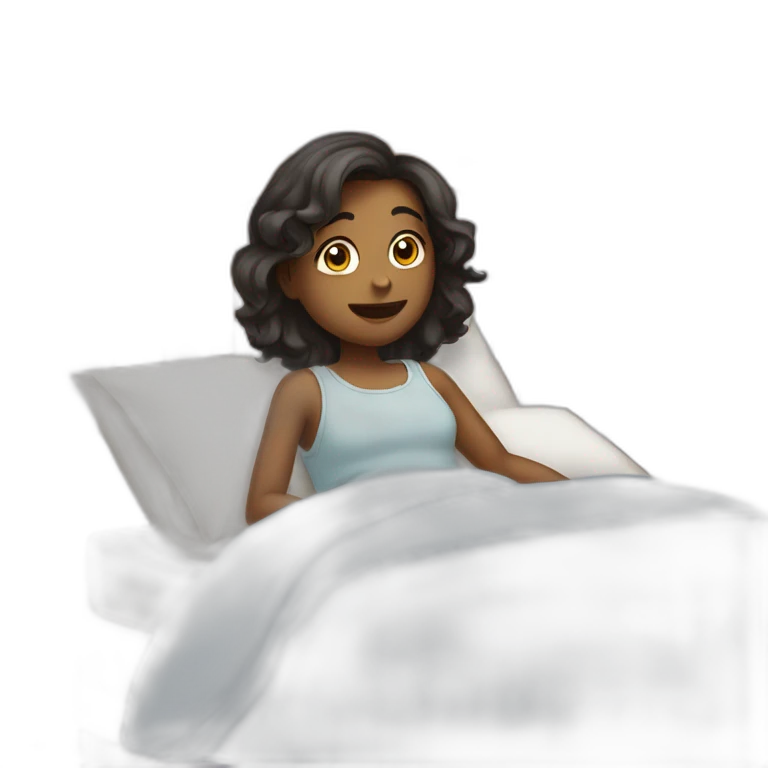 girl goes to bed emoji