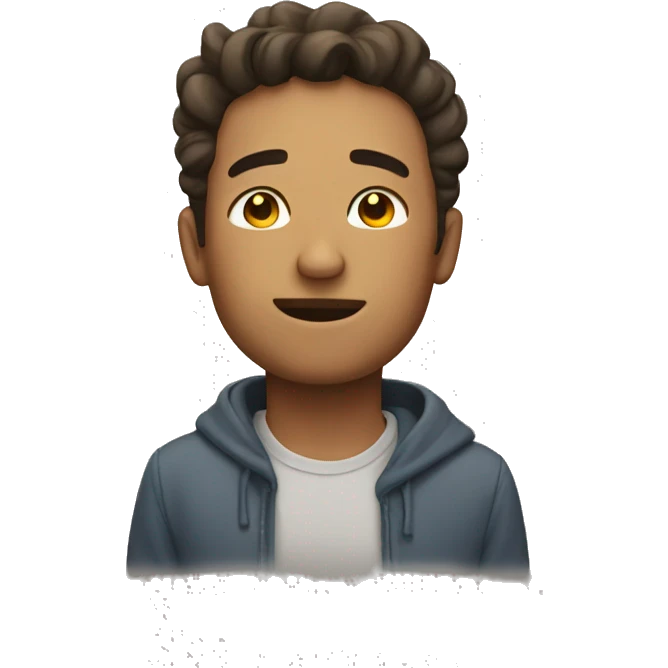 Dreaming guy emoji