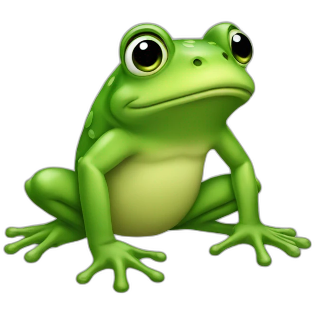 Grenouille calin emoji