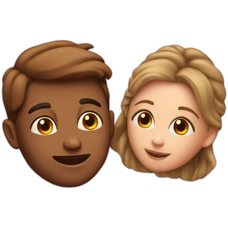 couple in love hearts emoji