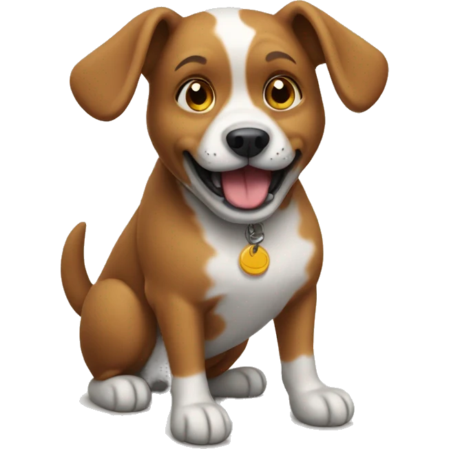 dog playing game emoji
