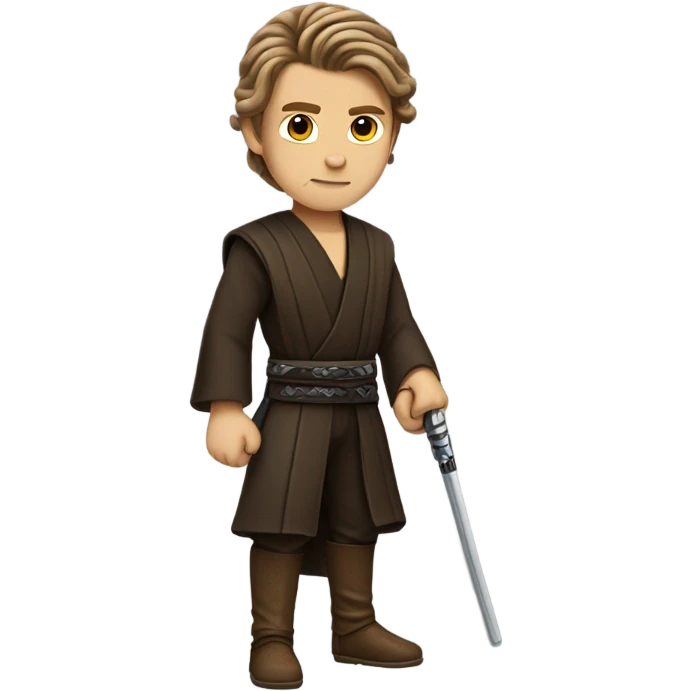 Anakin skywalker with rat tail realistic  emoji