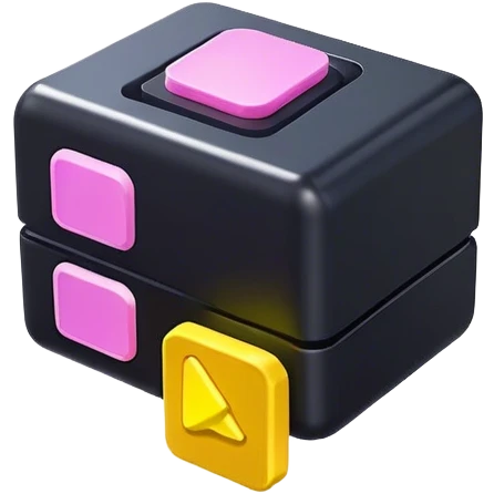 Clash of Clans aesthetic: Cinematic Playful PlayStation Memory Card Portrait Emoji, rendered in a 3D vector-style similar to standard emojis with minimal shading and bold, simplified shapes. A compact, distinct form with signature details, softly glowing with a cutting-edge console technology charm. Simplified yet unmistakably iconic, highly detailed and consistent, glowing with a soft radiance and high shine. Stylized with a touch of technological advancement and a soft glowing outline, capturing the essence of a beloved gaming relic with a friendly, playful manner! emoji