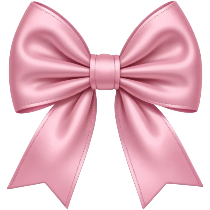 Baby pink bow emoji