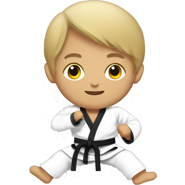 Jiujitsu kid emoji