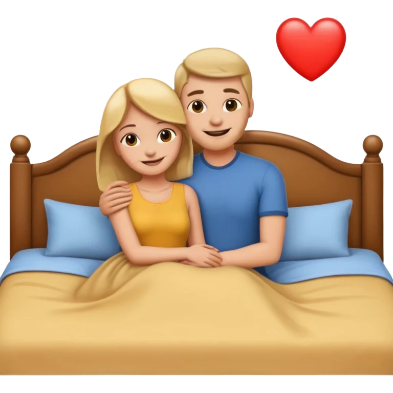 coppia che si abbracciano a letto emoji emoji