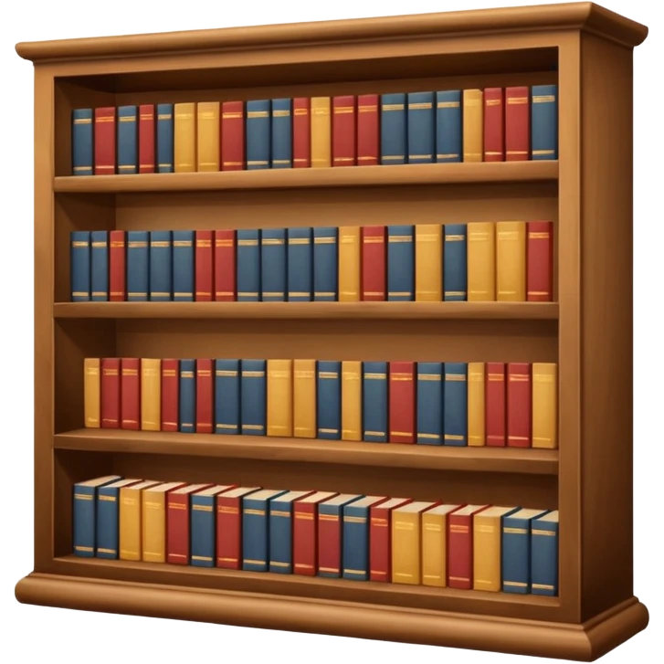 Bookcase emoji