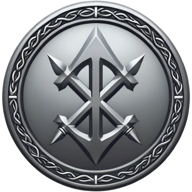 death metal nordic rune emblem emoji