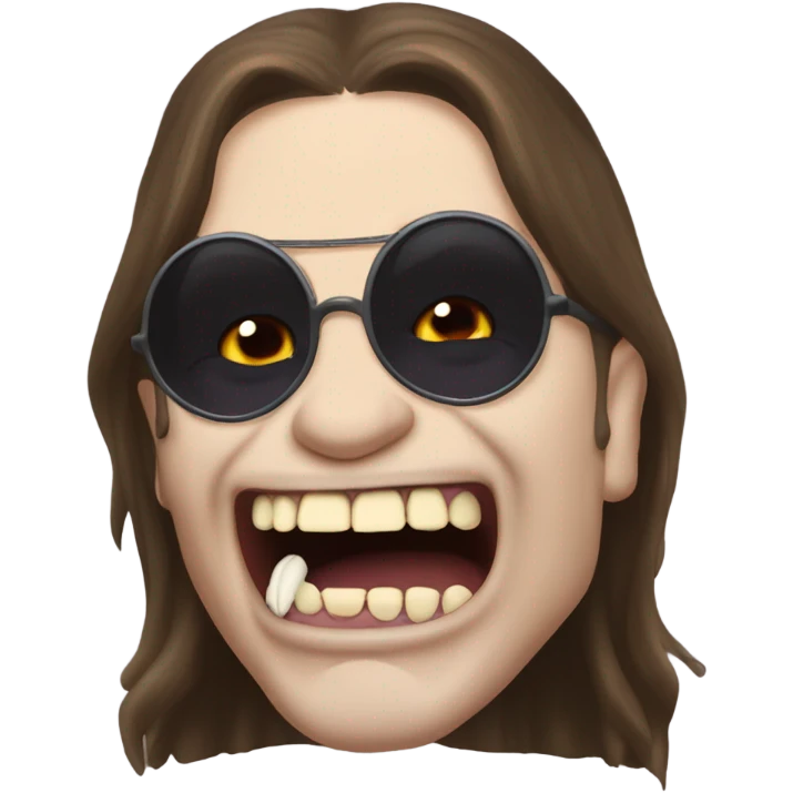 ozzy osbourne biting like a vampire emoji