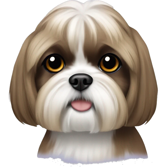 Shih Tzu with short hair emoji