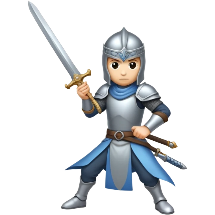 An integral holding a sword emoji