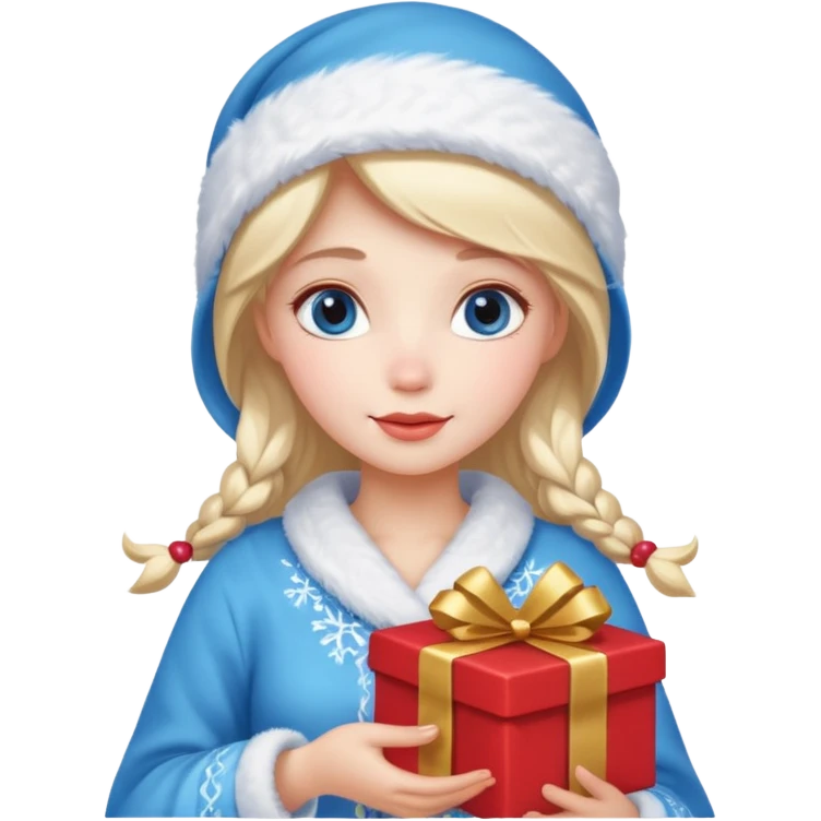 Snow Maiden WITH GIFT emoji