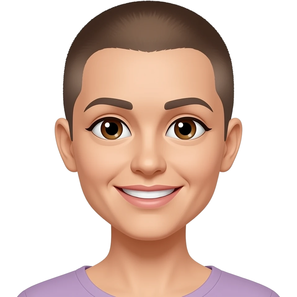 https://www.emojis.com/emoji/late-30-s-female-with-very-short-cropped-hair-brown-eyes-nice-smile-holding-a-BrfmHH2AyH3; without baby emoji