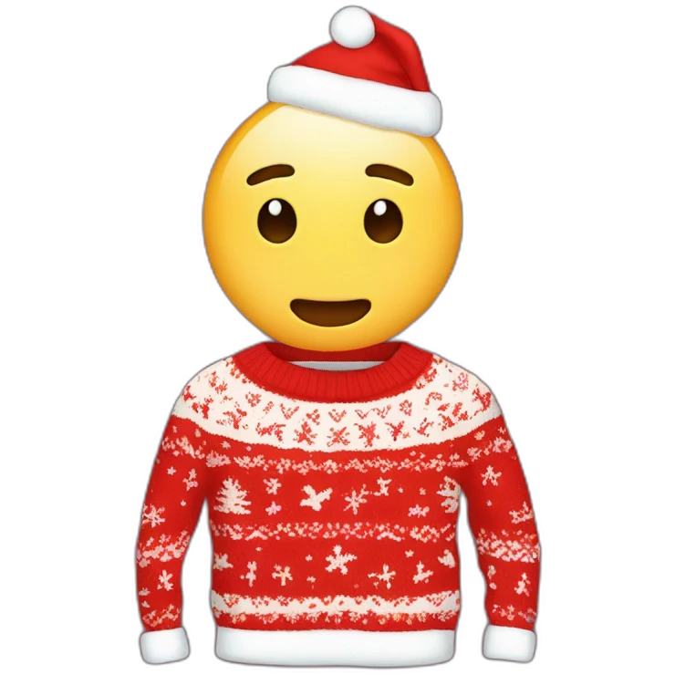 christmas sweater emoji