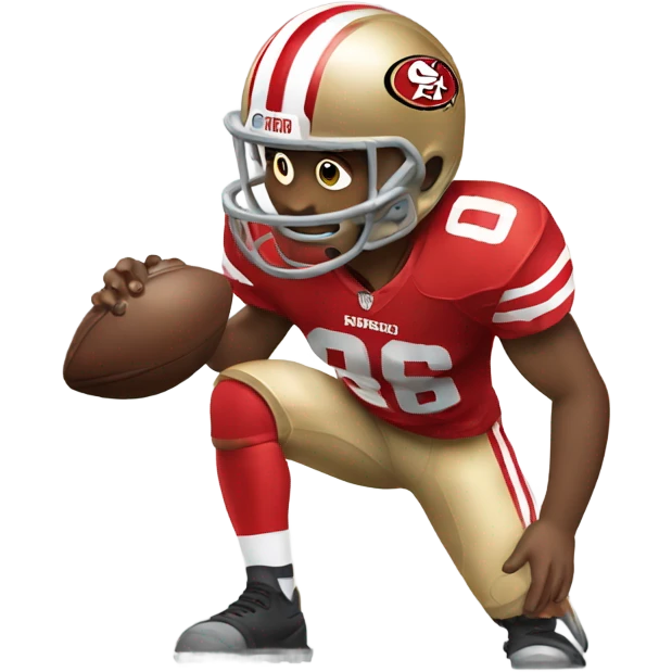 Forty niner player emoji
