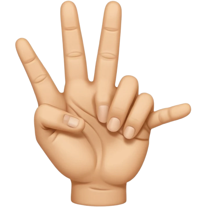 Westside twisted fingers hand sign emoji emoji
