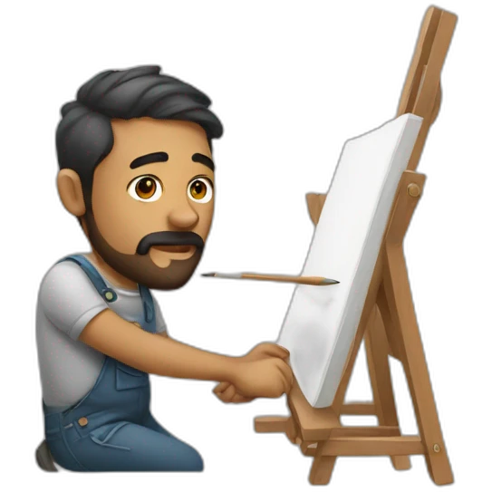 Drawing artist emoji