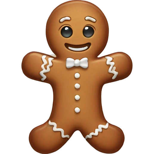 Gingerbread emoji