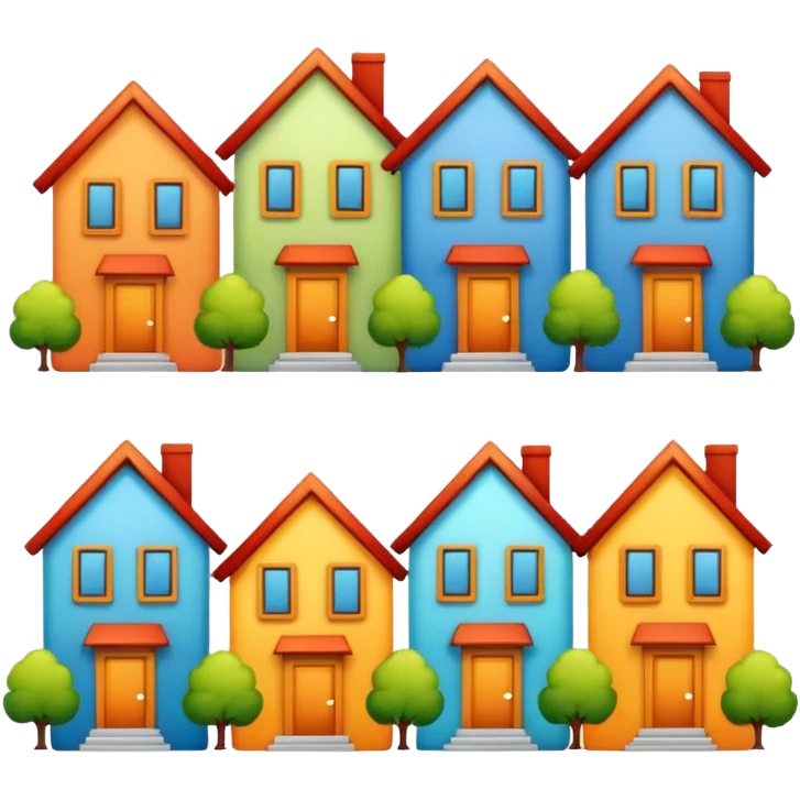 monton de casas compraas emoji