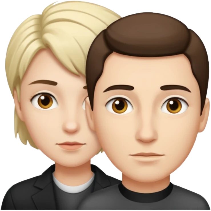 a woman that has a mans face  emoji