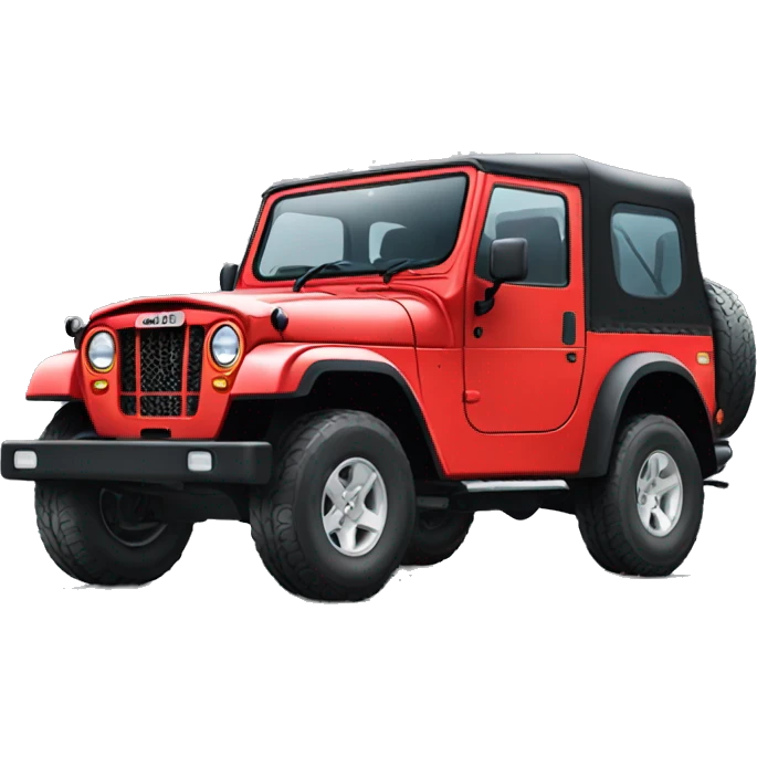 Mahindra Thar emoji