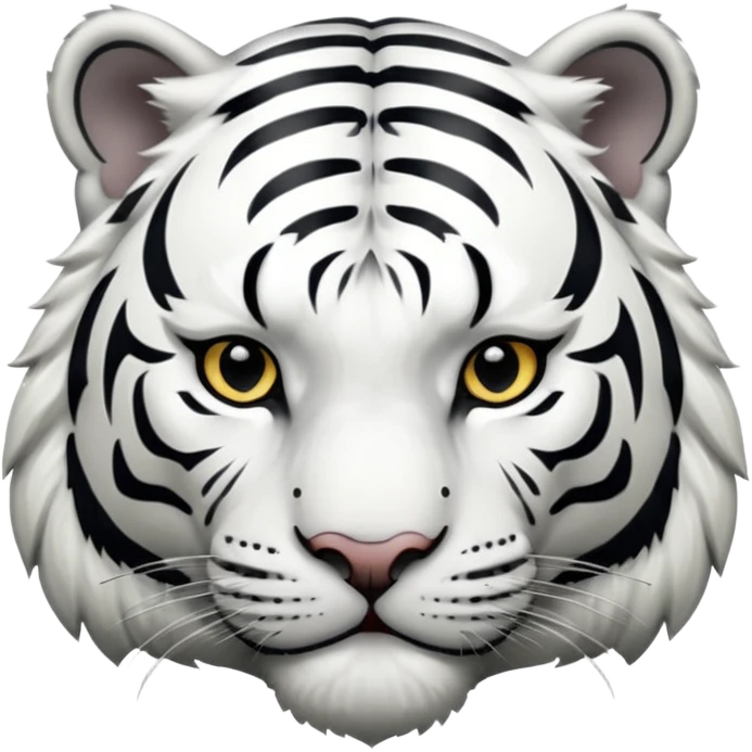 White tiger emoji