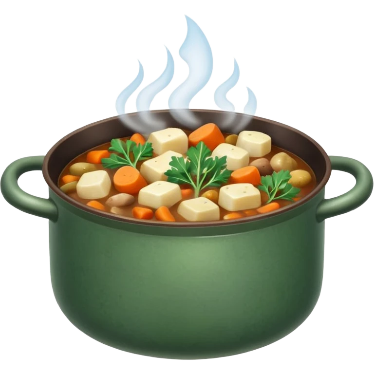 winter food in a nice pot  emoji