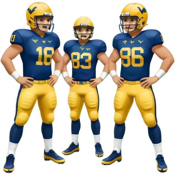West Virginia football emoji