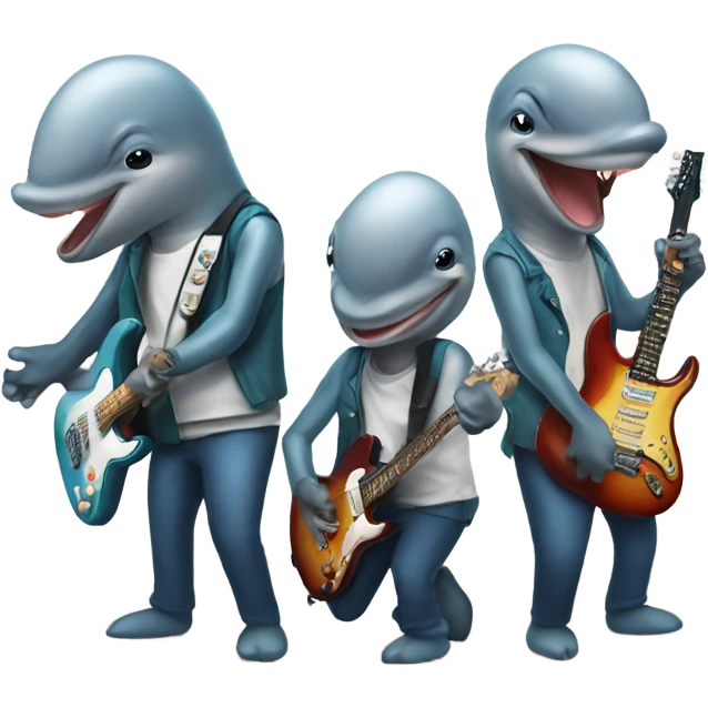 Dolphin Rock Band emoji