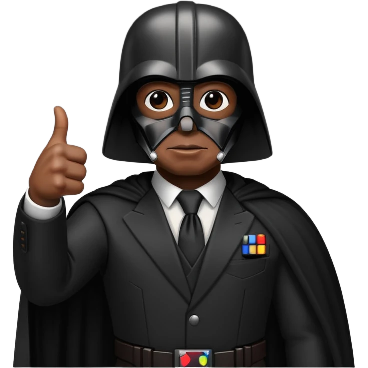 Darth Vader thumb up emoji   emoji