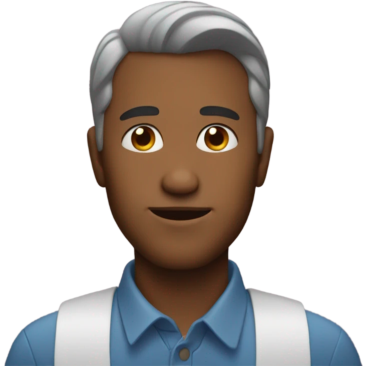 Man with heart emoji