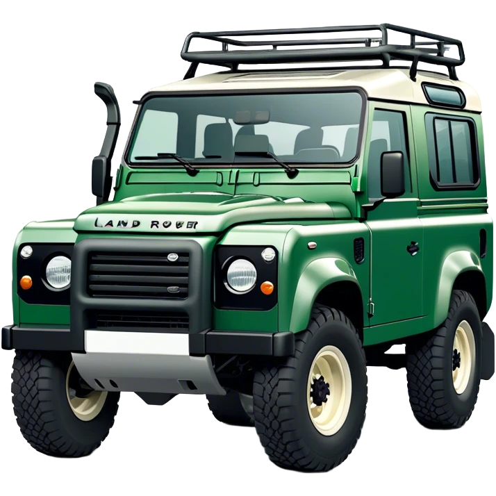 Land Rover Defender - Land Rover (Model Year: 2022) (Iconic colour: Green) emoji