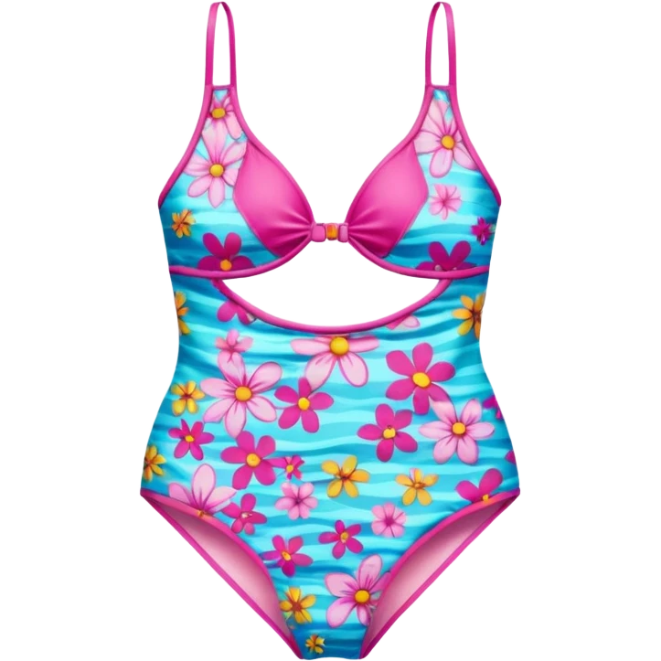 swimsuit on the floor emoji