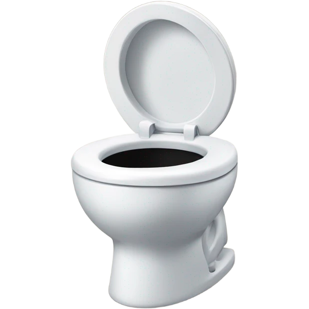 A head coming out of the toilet emoji