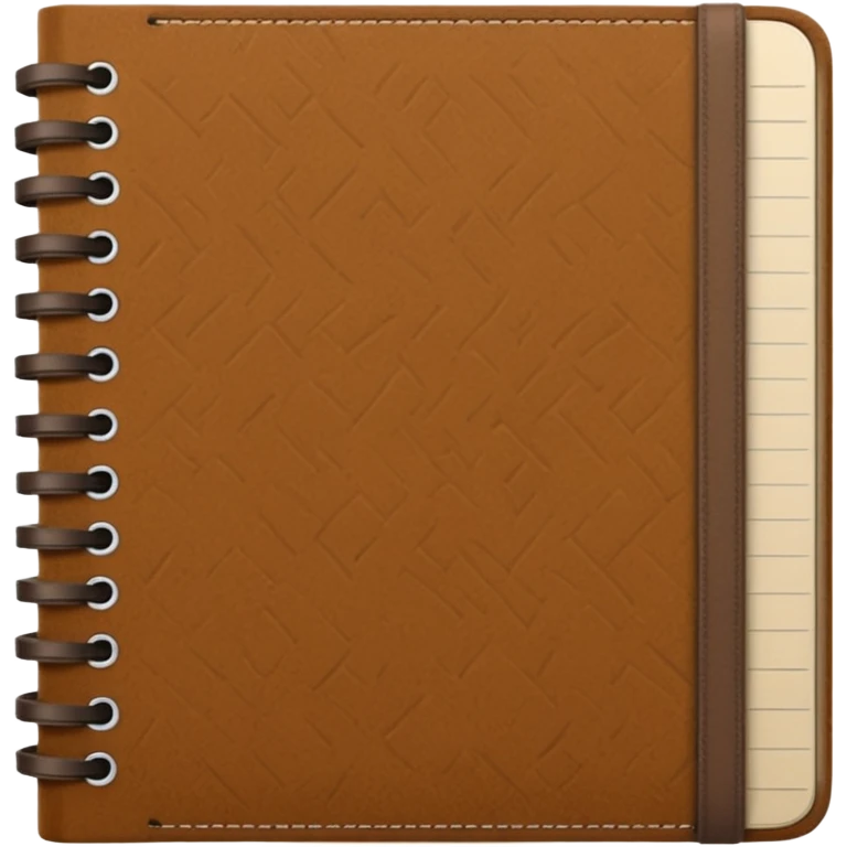 Patterned Corduroy texture ridges notebook emoji